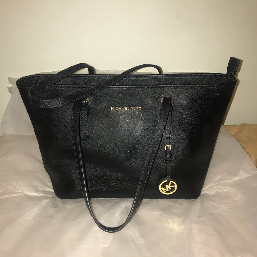 Authentic Michael jet set tote price firm